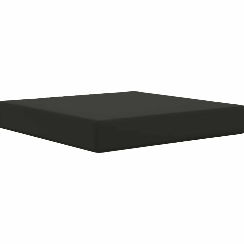 vidaXL Buiten bankkussen Polyester Zwart 60 x 60 cm