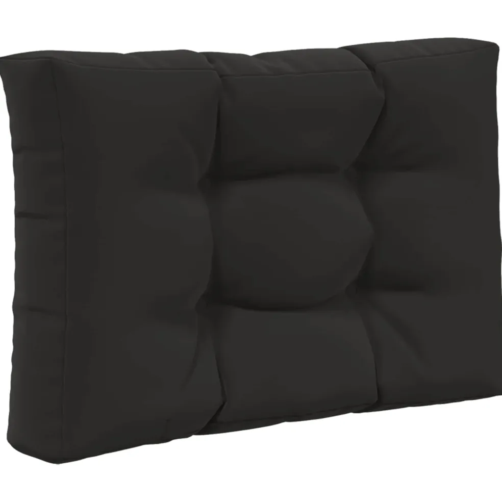 vidaXL Buiten bankkussen Polyester Zwart 60 x 60 cm