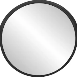 vidaXL Buiten Convex Verkeersspiegel Zwart Ø60 cm Polycarbonaat