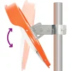 vidaXL Buiten Convex Verkeersspiegel Oranje Ø30 cm Polycarbonaat