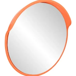 vidaXL Buiten Convex Verkeersspiegel Oranje Ø30 cm Polycarbonaat