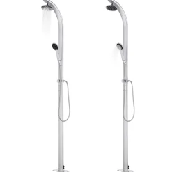 vidaXL Buitendouche 215 cm aluminium