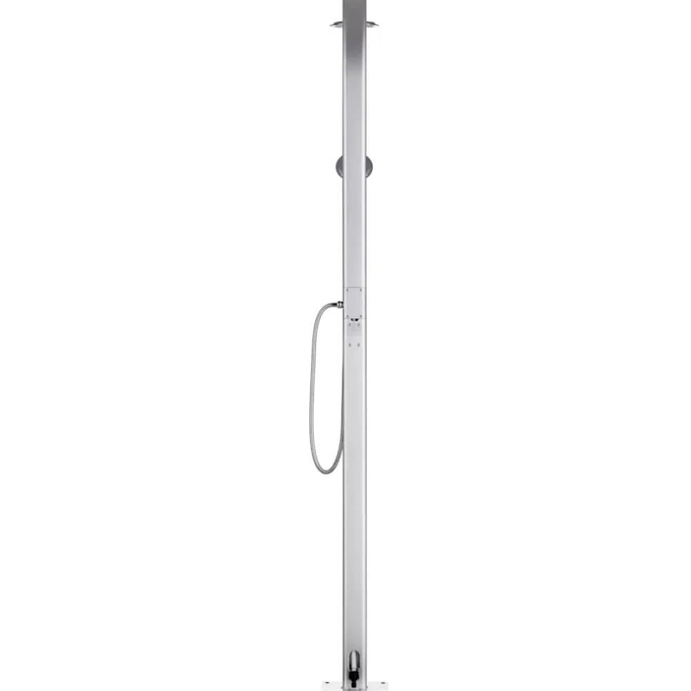 vidaXL Buitendouche 215 cm aluminium