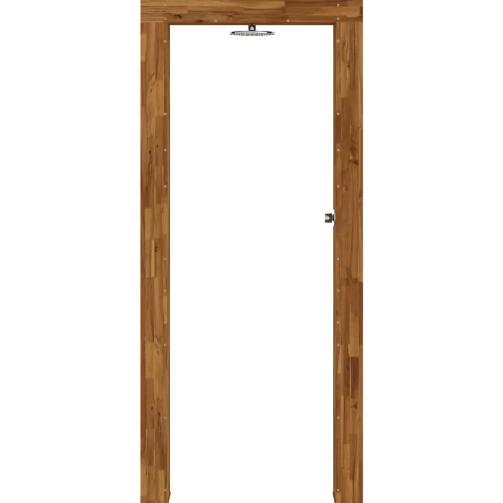 vidaXL Buitendouche 226 cm Massief acaciahout en roestvrij staal