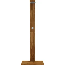 vidaXL Buitendouche 219 cm Massief acaciahout en roestvrij staal