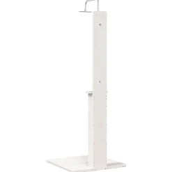 vidaXL Buitendouche 206 cm Massief grenenhout en roestvrij staal Wit