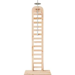 vidaXL Buitendouche 223 cm Massief grenenhout en roestvrij staal