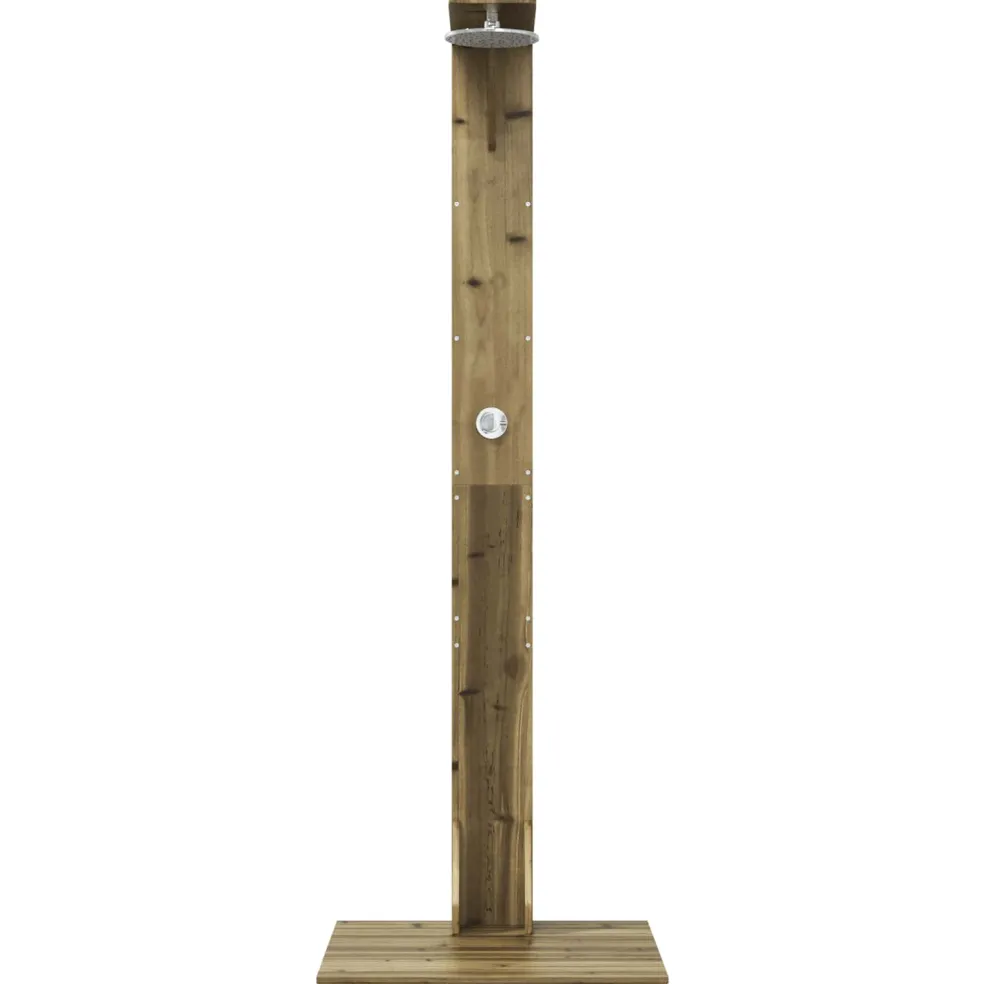 vidaXL Buitendouche 214,5 cm Naturel