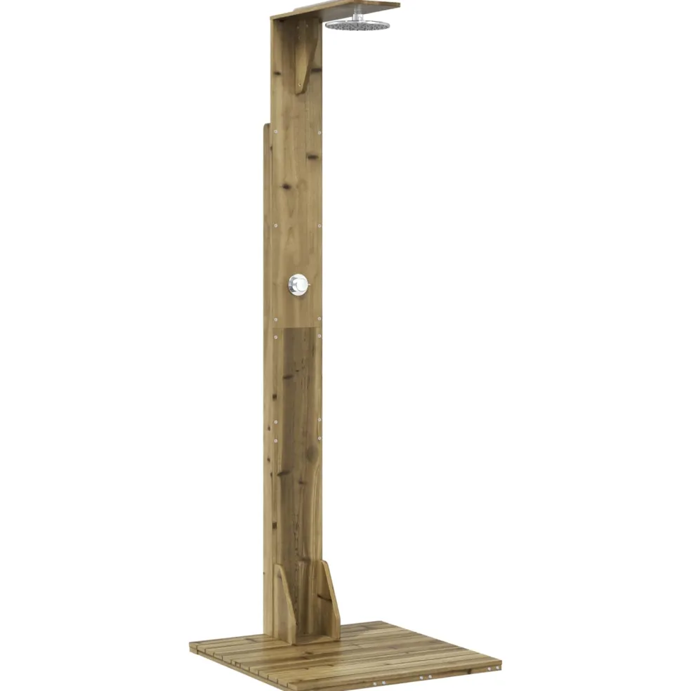 vidaXL Buitendouche 214,5 cm Naturel