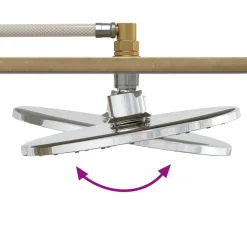 vidaXL Buitendouche 214,5 cm Naturel