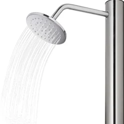 vidaXL Buitendouche 215 cm roestvrij staal