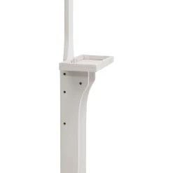 vidaXL Buitendouche hout wit