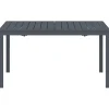 vidaXL Buiten Eettafel Opvouwbaar Antraciet 210 x 90 x 73 cm Staal