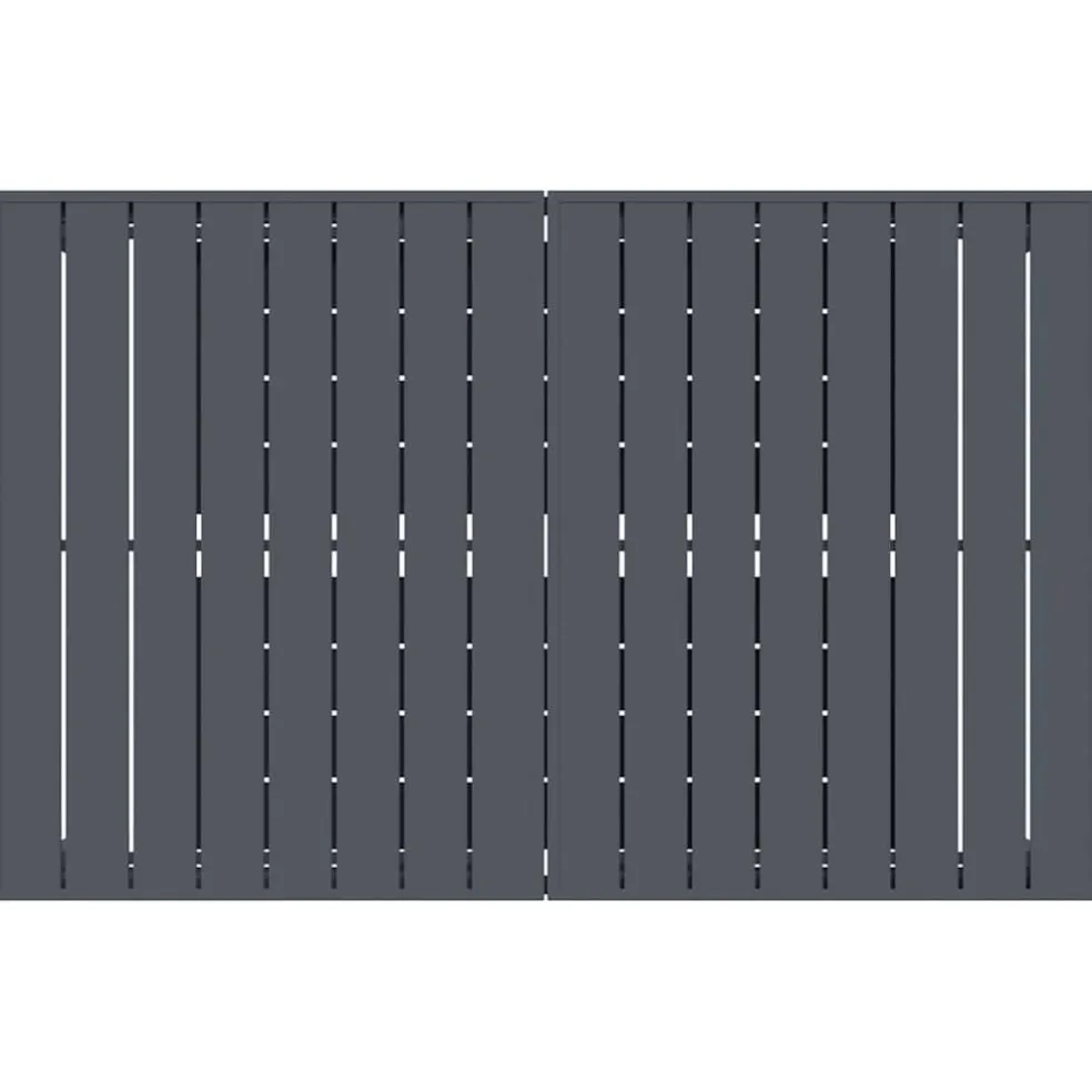 vidaXL Buiten Eettafel Opvouwbaar Antraciet 210 x 90 x 73 cm Staal