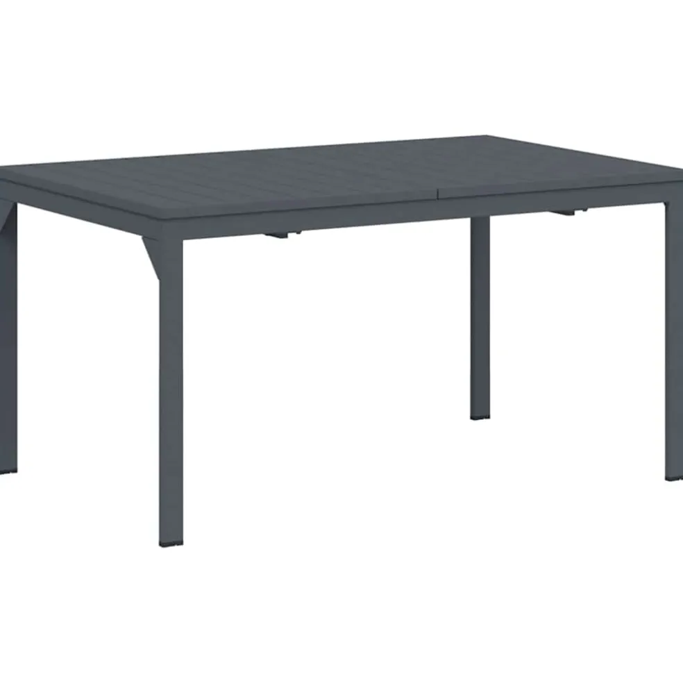vidaXL Buiten Eettafel Opvouwbaar Antraciet 210 x 90 x 73 cm Staal