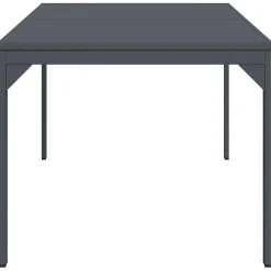 vidaXL Buiten Eettafel Opvouwbaar Antraciet 210 x 90 x 73 cm Staal