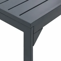 vidaXL Buiten Eettafel Opvouwbaar Antraciet 210 x 90 x 73 cm Staal