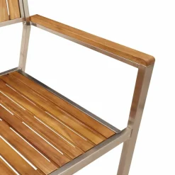 vidaXL Buiten eettafelset 7 st 200 x 90 x 75 cm