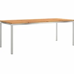 vidaXL Buiten eettafelset 7 st 200 x 90 x 75 cm