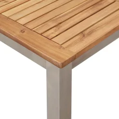 vidaXL Buiten eettafelset 7 st 200 x 90 x 75 cm