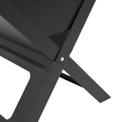 vidaXL Buiten Grill 46 x 31 x 31 cm Staal Zwart