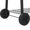vidaXL Buiten Grill 104 x 58 x 114 cm Staal Zwart