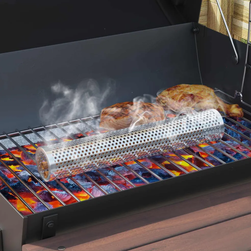 vidaXL Buiten Grill 104 x 58 x 114 cm Staal Zwart