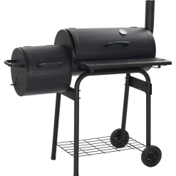 vidaXL Buiten Grill 103 x 60 x 113 cm Staal Zwart