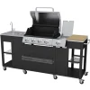 vidaXL Buitenkeuken met barbecue Montana 4 branders