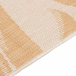 vidaXL Buitenkleed met bladpatroon platgeweven 80x250 cm