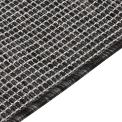 vidaXL Buitenkleed platgeweven 80x150 cm grijs