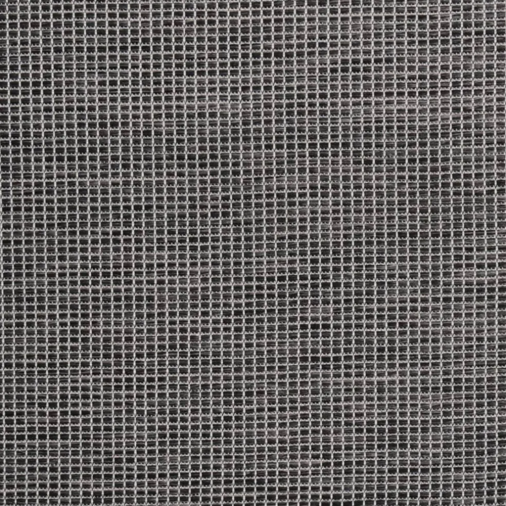 vidaXL Buitenkleed platgeweven 80x150 cm grijs