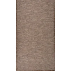 vidaXL Buitenkleed platgeweven 80x150 cm bruin
