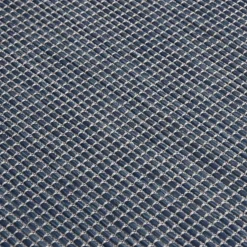 vidaXL Buitenkleed platgeweven 80x150 cm blauw