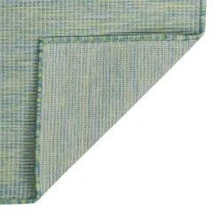 vidaXL Buitenkleed platgeweven 80x150 cm turquoise