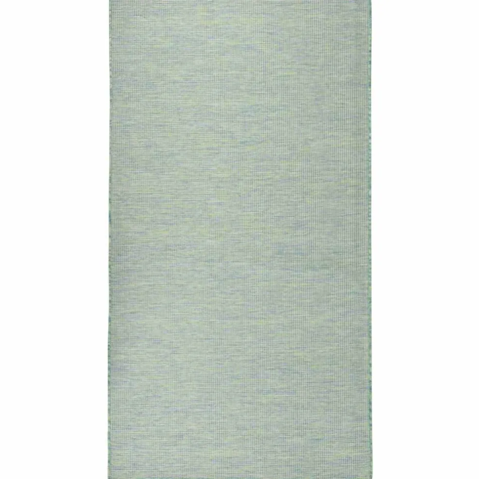 vidaXL Buitenkleed platgeweven 80x150 cm turquoise