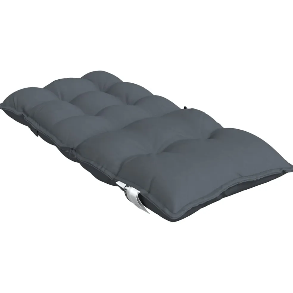 vidaXL Buiten Kussen 2 st Antraciet 100 x 50 x 7 cm