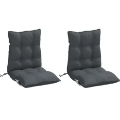 vidaXL Buiten Kussen 2 st Antraciet 100 x 50 x 7 cm