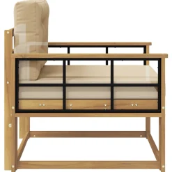 vidaXL Buiten Midden Sofa Massief Acaciahout Wit
