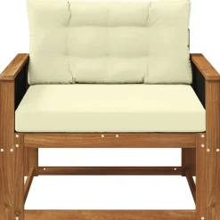 vidaXL Buiten Midden Sofa Massief Acaciahout Naturel