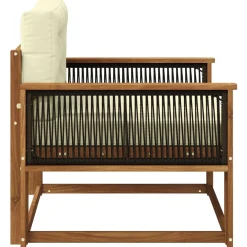 vidaXL Buiten Midden Sofa Massief Acaciahout Naturel