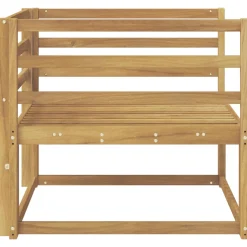 vidaXL Buiten Midden Sofa Massief Acaciahout Wit