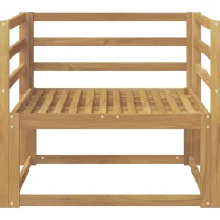 vidaXL Buiten Midden Sofa Massief Acaciahout Wit