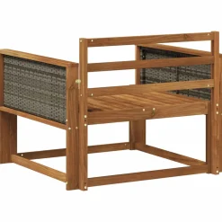 vidaXL Buiten Midden Sofa Massief Acaciahout Naturel