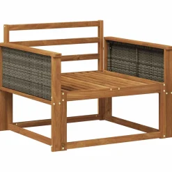 vidaXL Buiten Midden Sofa Massief Acaciahout Naturel