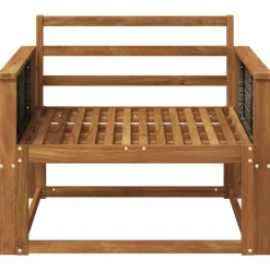 vidaXL Buiten Midden Sofa Massief Acaciahout Naturel
