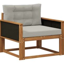 vidaXL Buiten Midden Sofa Massief Acaciahout Naturel