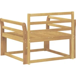 vidaXL Buiten Midden Sofa Massief Acaciahout Wit