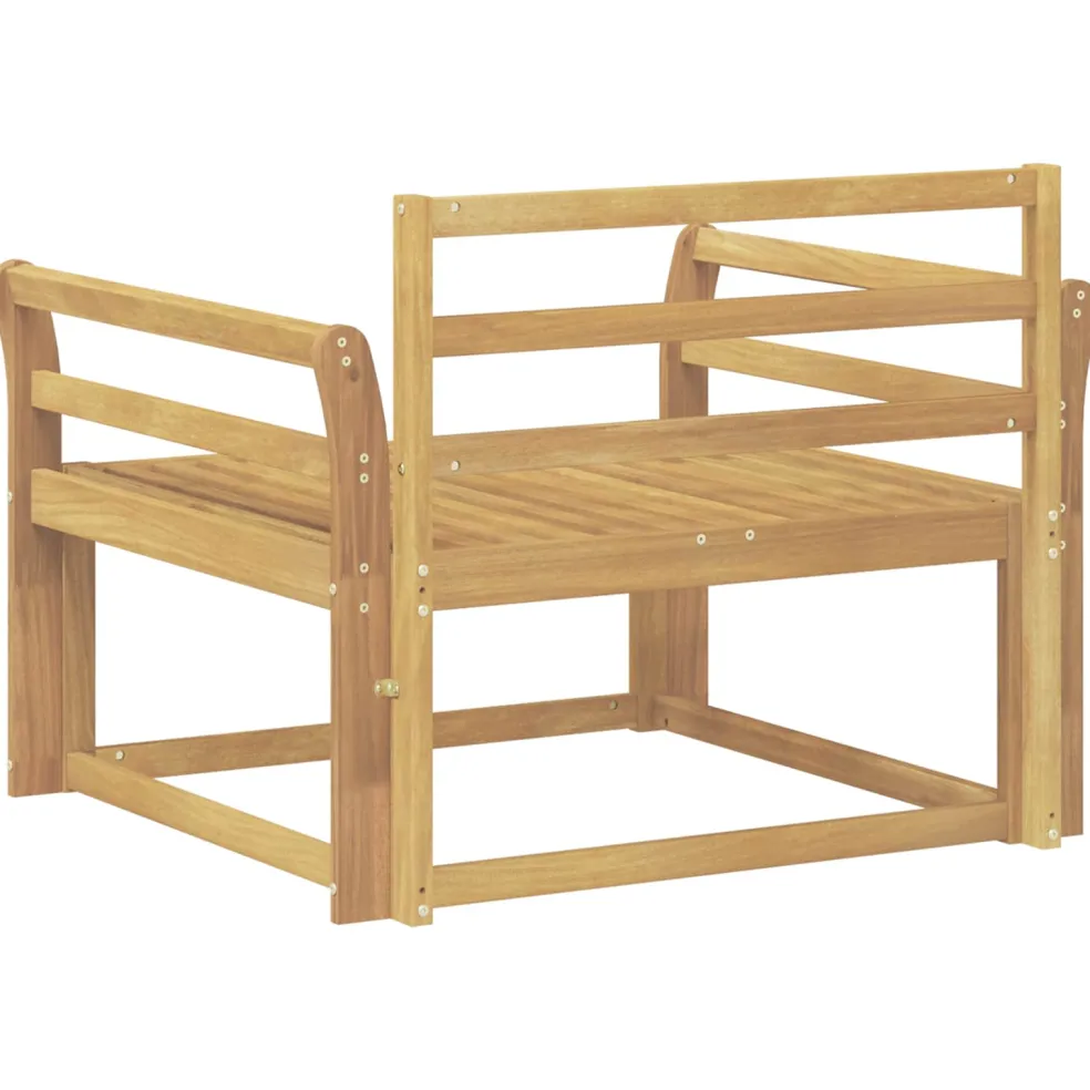 vidaXL Buiten Midden Sofa Massief Acaciahout Wit