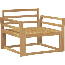 vidaXL Buiten Midden Sofa Massief Acaciahout Wit
